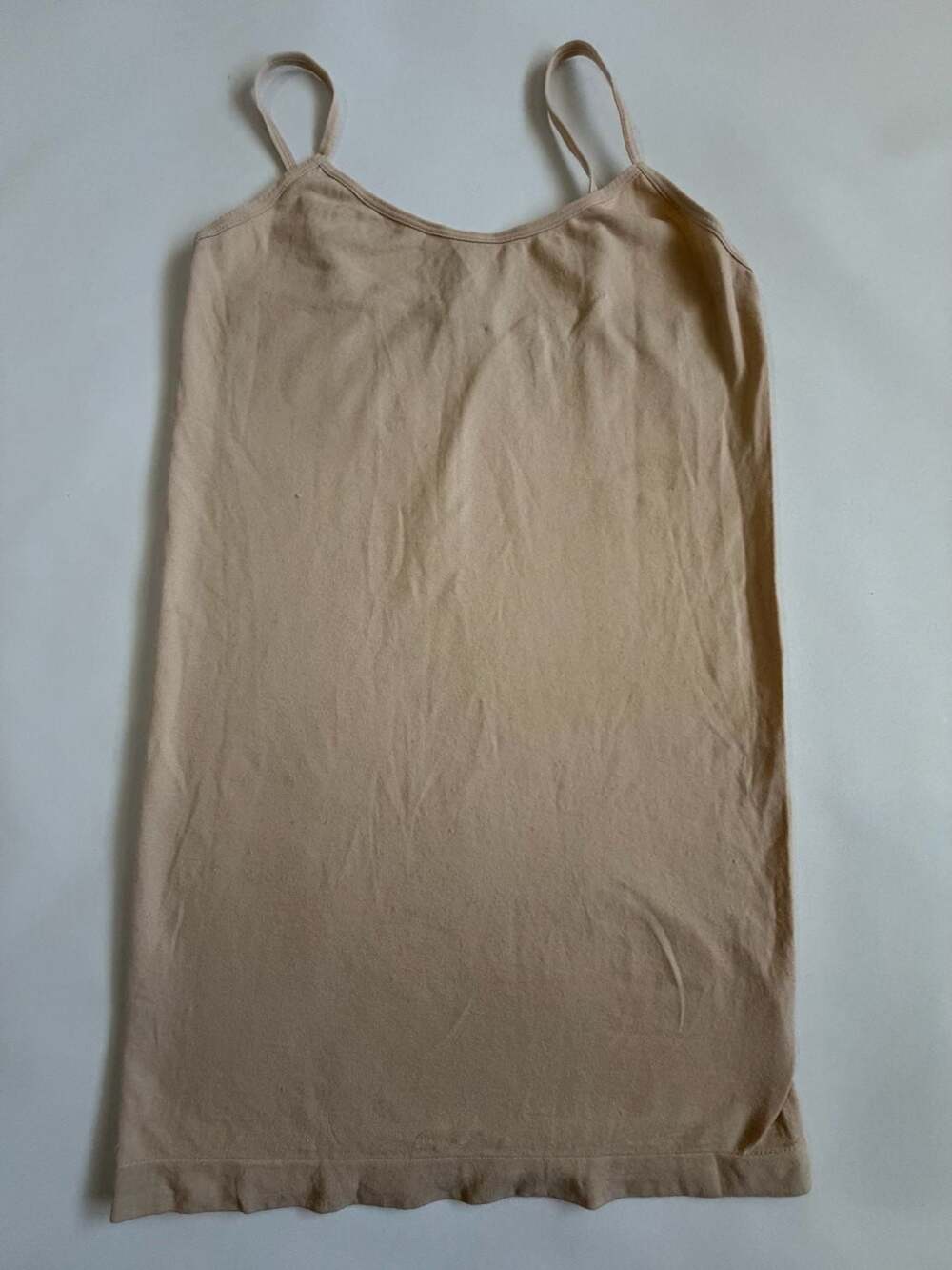 Soho Lady Womens Nude Spaguetti Strap Camisole Tank Top Size S/M